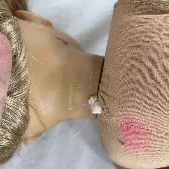 American Girl Dolls Lot of 2 for parts or repair/ As-Is Not Broken Blonde Brown